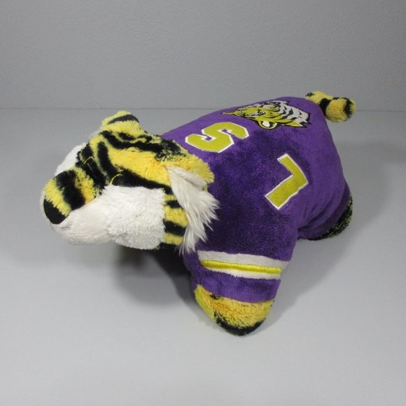 Pillow Pets Mike the Tiger LSU Mascot Plush Stuffed Louisiana State University - Picture 2 of 11
